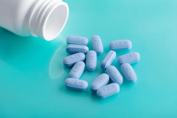 PrEP pillen uit een potje